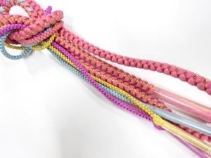 未使用品　正絹　手組帯締め